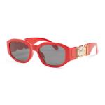 Red Round Circle Detail Sunglasses