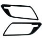 Nissan Navara Matte Black Headlight Trims Model 2017