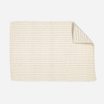 Fancy Twill Rug - Grey Pinstripe - Small - 80 Cm X 60 Cm