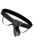 Lux Fetish Unisex Vibrating Hollow Double Strap-on Dildo -
