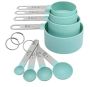 8 Piece Measuring Cups & Spoons Set With Stainless Steel Handles