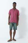 Linen Blend Shirt - XL Ink