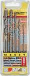 Alpen Multicut Drill Bit Set 5 Piece Hex Shank