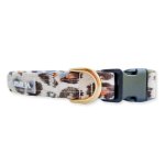 Dog Collar Safari Chic - Large Gold