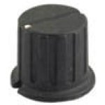 Knob-black White Dot D:19.5MM 6.3MM Shaft - Black White Dot D:20MM