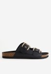 Two-strap Slides - Black
