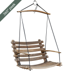 Oak Swing Chair - Black