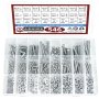 180/546PCS Screws Bolts And Nuts Assortment Kit Metric Machine Screws And Nuts And Bolts And Flat Washers M3/M4/M5/M6 Phillips Slotted Pan Head Hex Bolts