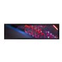 Neon Red Wine Glasses Bar Mat