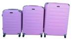 Smte 3 Piece Holiday Luggage Set 30 Inch Light Pink With Keychain