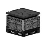 Bin 44" Foldable With 10" Extension 2 Door Drop 1140X1220X1119
