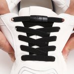 1PAIR Women's Polyester Laces Sneaker Accessories White No Laces With Buckles
