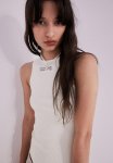 Ribbed Vest Top - Cream & Printemps Studio