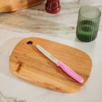 Serrated Utility Knife Pink