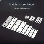 6PCS Stainless Steel 304 Small Hinges - Perfect For Furniture Cabinet Doors Windows Wooden Boxes & More
