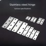 6PCS Stainless Steel 304 Small Hinges - Perfect For Furniture Cabinet Doors Windows Wooden Boxes & More