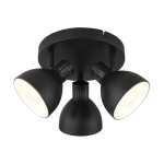 Ellie Triple Metal Spotlight Black