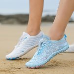 Trendy Wing Stripe Pattern Water Shoes For Men All Seasons Outdoor Beach Walking Surfing Fishing