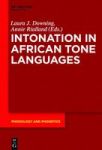Intonation In African Tone Languages Hardcover