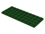 Parts Plate 4 X 10 3030 - Dark Green