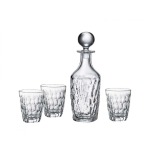 Bohemia Crystal Bohemia Decanter & Dof Marble 7 Piece Whisky Set