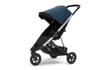 Thule Spring Stroller - Silver Frame - Majolica Blue