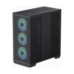 Apnx C1-R Argb Tempered Glass Black Steel Atx Mid-tower Desktop Chassis