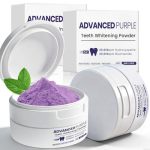2 Pcs Teeth Whitening Powder R5X Advanced Purple Color Balance Toothpaste Nano Hydroxyapatite Remineralizing Enamel Repair & Nia