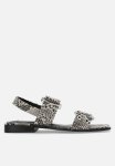Saria Ankle Strap Sandal - Lt Beige Snk