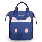 Maternity Baby Waterproof Diaper Travel Backpacks Bagnavy Blue