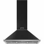 Smeg 90CM Anthracite Portofino Wall Mount Extractor Hood - KPF9AN