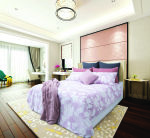 Embellished 144TC Polyviscose Duvet Cover Set - Chiffon Floral