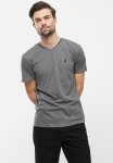 Polo Mens Vneck T-Shirt - Charcoal