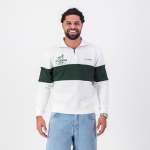 Old School Tullamore Dew Quarter Zip Sweat Panel Green White - 3XL