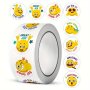 500pcs 1-Inch Motivational Reward Stickers Matte Finish Self-Adhesive Labels For Teachers & Office Use