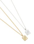 Goldair Gold & Silver Plated Locket Necklaces 2-PACK