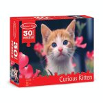 Melissa Curious Kitten Garden Cat Jigsaw Puzzle 30 Pcs