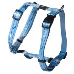Rogz Pupz Yoyo Medium 16mm Yip Yap Yo Puppy H-harness Blue Ringo