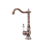 TBTF003- Floral And Brass Kitchen Bathroom Mixer