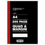 Freedom Stationery 3 Quire 288 Pages A4 Counter Books Q m X 5