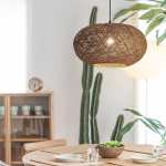 Twine Pendant Light Natural White - White Large