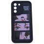 Mysterious Anime Girl Design Phone Case Compatible With Samsung Galaxy S21 - Black