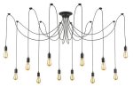 Metal Cord Pendant - 12 X 60W Es