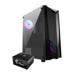 MSI Chassis And Psu Combo Bundle – Mag Shield 110R Chassis Mpg 750W 80 Plus Gold Fully Modular Power Supply - -SHIELD110R-750W