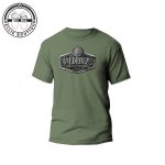 Mens Distressed Metal Sign Tee - Lauren Green - 5XL