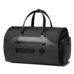 Ozuko 4-IN-1 Carry-on Travel Bag Large Gym Backpack With Shoes Compartment - Black