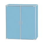 Kiddies Light Blue 2 Door Wardrobe