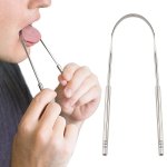 Tongue Scraper Halitosis Reduction Stainless Steel Tongue Cleaner Metal Scraper Tongue Scraper Cleaner For Fresh Breath
