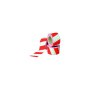 Red And White Barrier Tape / Safety Tape 100M
