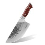 7.6 Curved Blade Meat Cleaver With A Pakkawood Handle